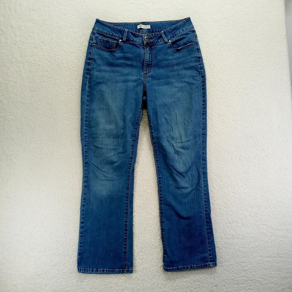 Riders by Lee Bootcut Jeans Womens 32x30* (no tag) No Gap‎ Waist Light Wash